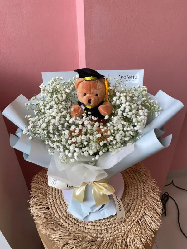 Baby Breath + Teddy (Small)